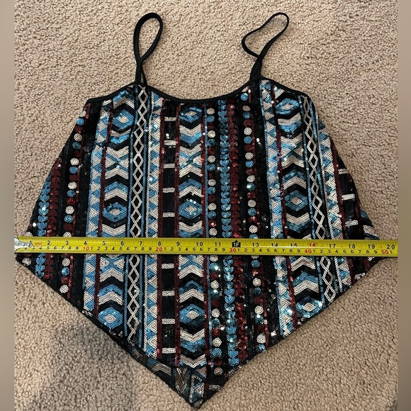 RUE 21 multicolor Sequins Tank Top - Picture 5 of 6